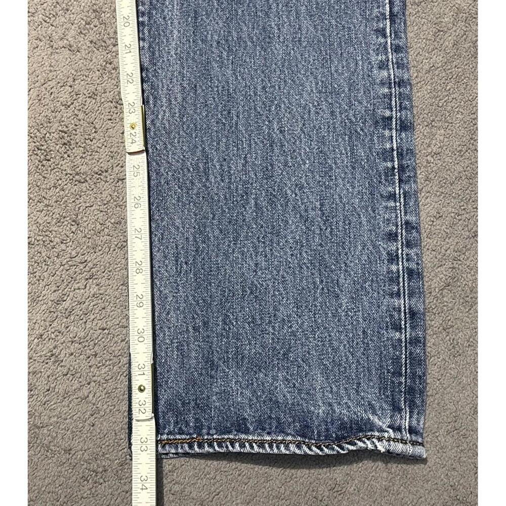 Levi's 501 XX Jeans Mens 36x34 Distressed Blue Denim Straight Leg Button Fly - Picture 5 of 13